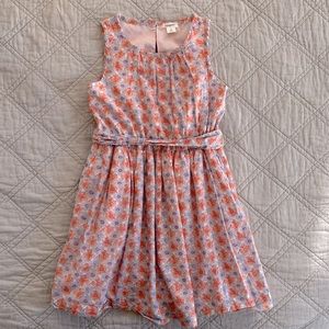 Girls Light Blue and Peach Crewcuts Dress